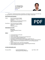 Resume (Maria Krisal Poquita)