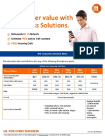 Enjoy Greater Value With M1 Business Solutions.: Nationwide Network Unlimited Calls To 3 M1 Numbers Incoming Calls