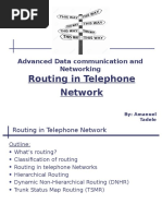 Routing in Telephone Network