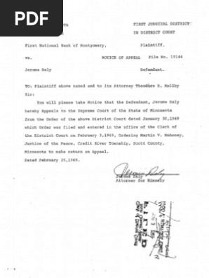 1969 02 25noticeofappeal | PDF