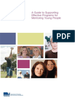 A Guide To Supporting Effective Programs For Mentoring Young People Jul07 DPCDW