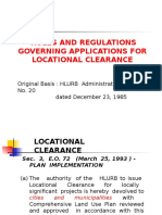 Zoning Locational Clearance