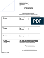 Format Blanko SPPD Kosong