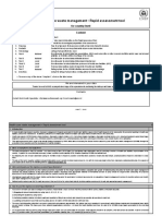 Health-Care Waste Management - Rapid Assessment Tool: For Country Level Content