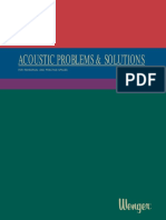 Acoustic Problems Solutions