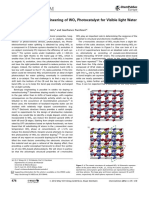 Rational Band Gap Engineering of WO3 Photocatalyst For Visible Light Water Splitting