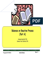 Chapter 5 Balances On Reactive Process