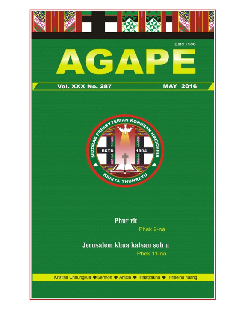 Agape - May, 2016 | PDF