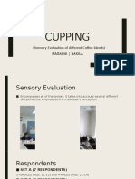 Coffee blend sensory eval