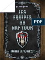 Livret Des Équipes Du NAF Tour - Trophee L'epique! 2511