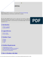 Linux Partition PDF