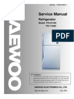 Frigider Daewoo FR 631ND - 710ND PDF