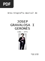 Breu Biografia Musical de JOSEP GRAVALOSA i GERONÈS (Josep Loredo)