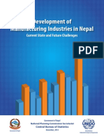 Devlopment of Manufacturing Industries in Nepal