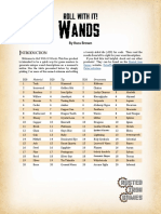 (PFRPG) Rusted Iron Games - Roll With It - Wands