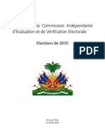 Rapport de La Commission Indépendante de Verification Electorale