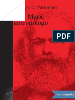 Patterson Thomas. Karl Marx Antropologo PDF