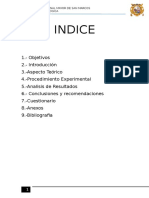 Informe de Quimica