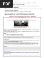 Pesquisa texto jornalístico