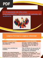 Argumentacao e Lógica Formal-procura de Adesao Do Auditorio