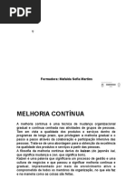 Melhoria Contínua