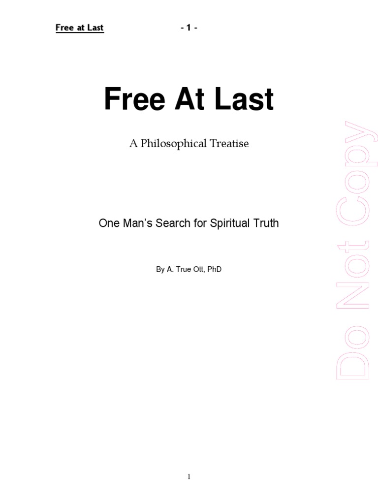 Free at Last PDF Jesus Gospel Of Matthew