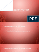 Monophysitism Hericy Project
