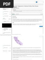 Download Assignment 4 Electoral Politics Peer Review - Required Coursera by Sushant Pratap Singh SN314378398 doc pdf
