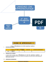 U.A. Tercer Grado de Educación Primaria Mayo 2016