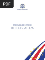 CABO VERDE_Programa Do Governo IX Legislatura_2016