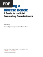 Building A Diverse Bench: A Guide For Judicial Nominating Commissioners