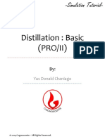 Basic Distillation - PRO II