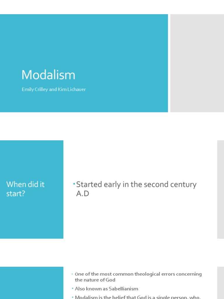 Modalism Project | PDF