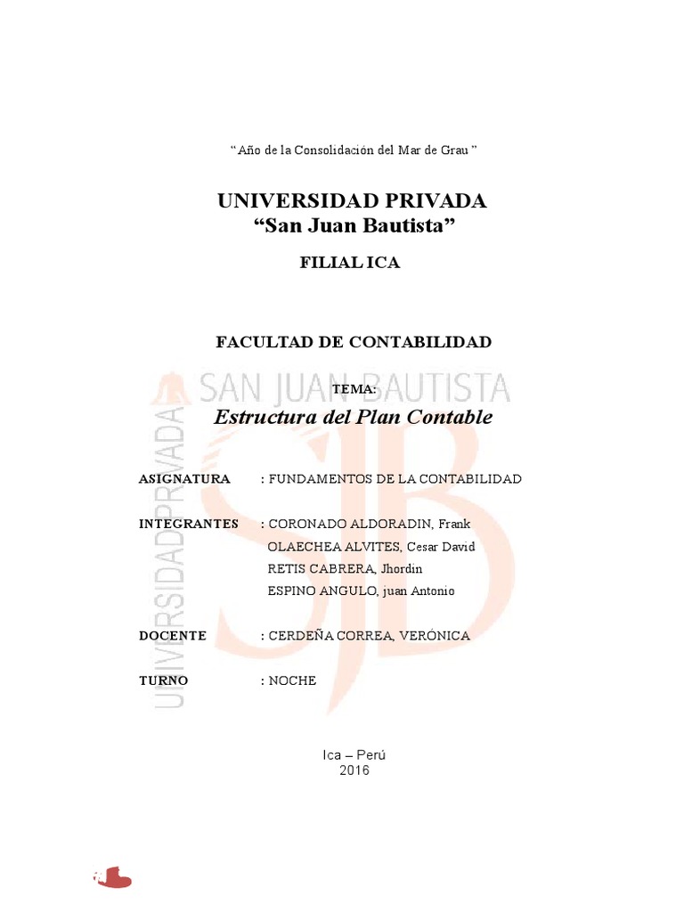 Estructura del Plan Contable Empresarial | PDF | Compartir (Finanzas ...
