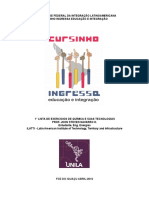 1 ° Lista de Exercicios Quimica 2016