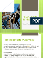 presentacion resolucion 2578/12 y 1903/13