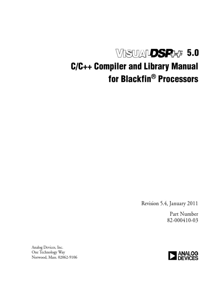 Manualul Compilatorului DSP | PDF | C (Programming Language) | C++