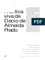 A Crítica Viva de Décio de Almeida Prado