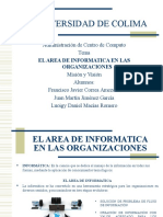 El Area de Informatica en Las Organizaciones