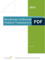 Pediatric Transfusion Guidelin