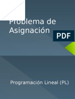 Exposicion Problema de Asignacion