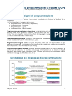 Introduzione Alla Programmazione A Oggetti