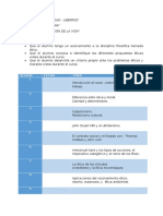 Curso Ética Programa