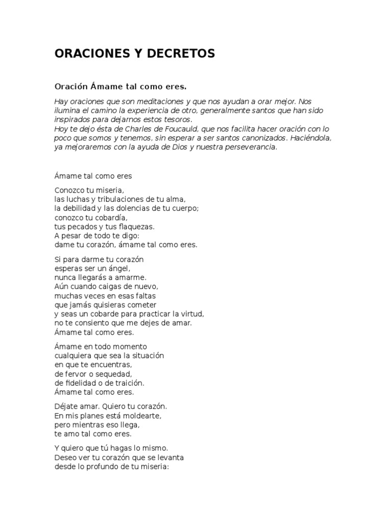Oraciones y Decretos de Sanación | PDF | Oración | Miguel (Arcángel)