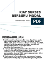 Download Kiat Sukses Berburu Modal by Ridho Mohammad SN31442236 doc pdf