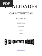 Cualidades en Su Contexto Bíblico