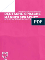 Deutsche Sprache - Maennersprache? - Nicht Mit Dir, Nicht Mit Mir, Nicht Mit Uns!