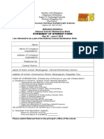 Statement of Interest Form: National Schools Maintenance Week May 30 - June 4, 2016