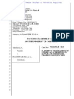 The Koala's Motion For Preliminary Injunction Against UCSD