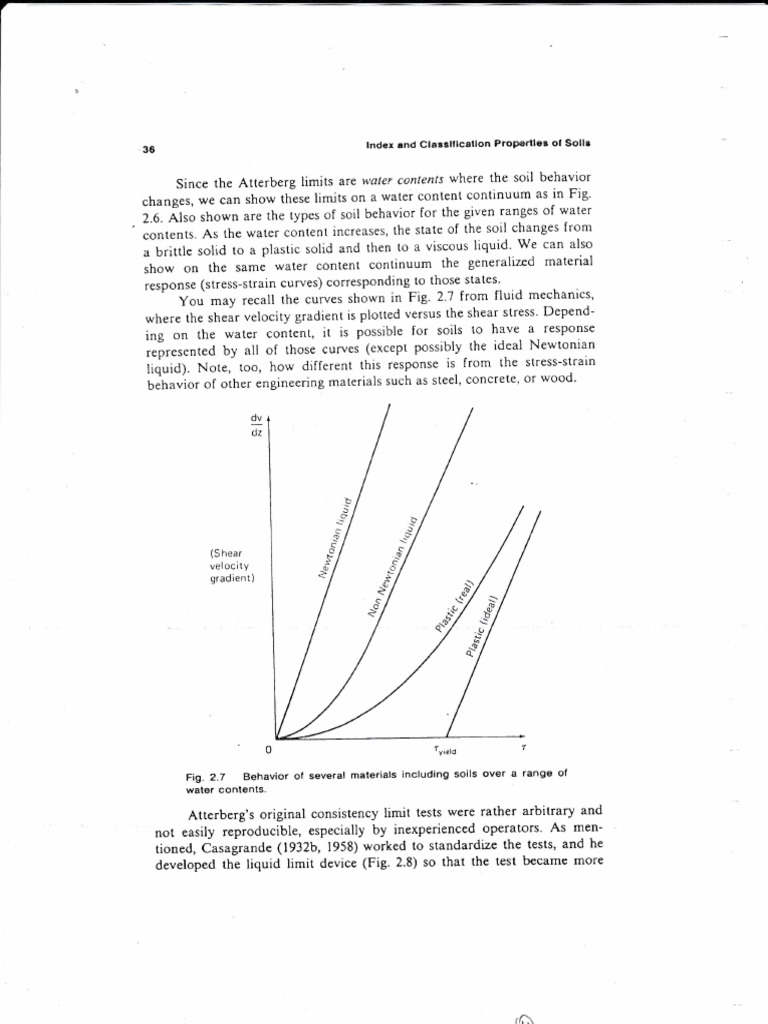 Soil Behavior and Water Content Analysis | PDF